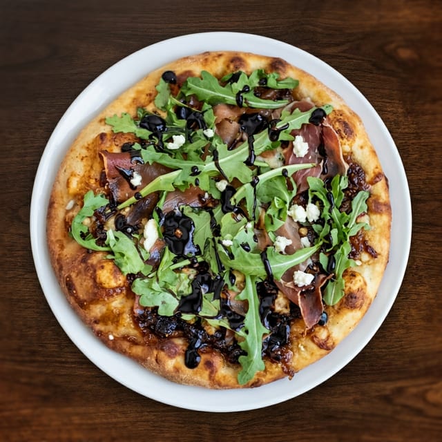 Fig Jam & Arugula Pizza.