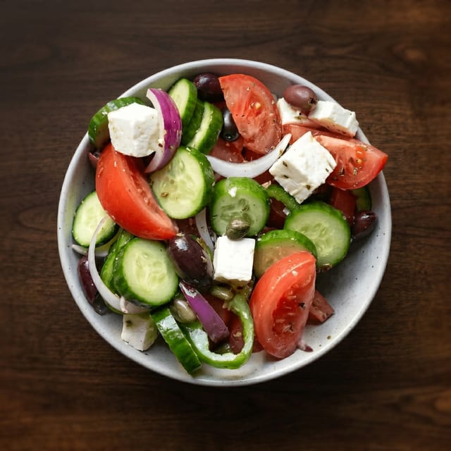Greek Salad Lunch.