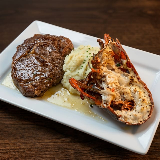 Ribeye Surf & Turf.