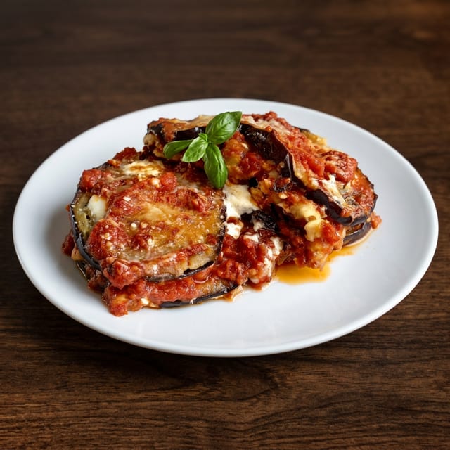 Eggplant Parmigiana.