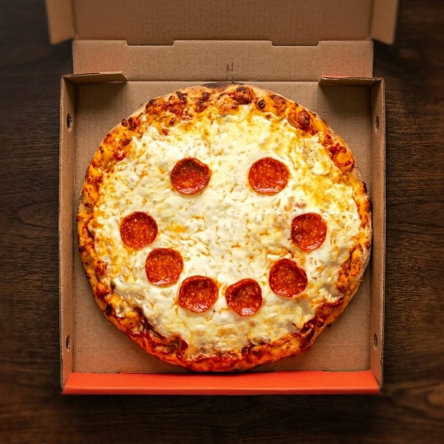 Kids Smiley Pizza.