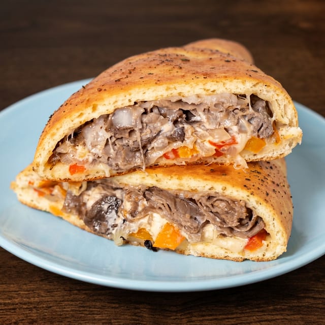 Calzone Steak & Cheese.