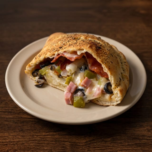 Belly Buster Calzone.