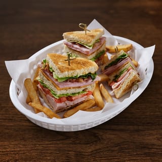 Smoked Turkey Club Sandwich