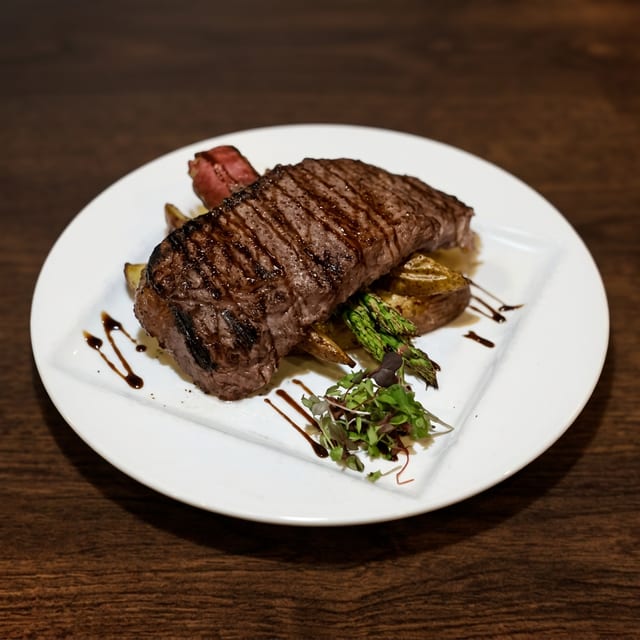 NY Strip Steak.