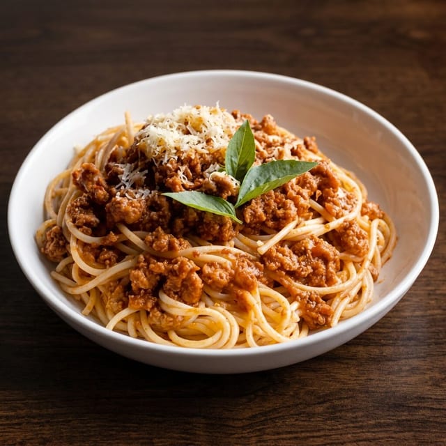 Tagliatelle Bolognese.