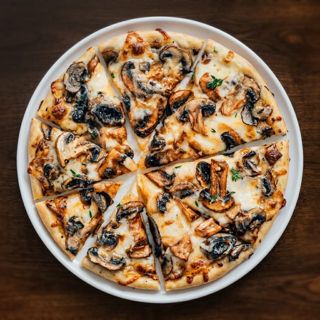Truffle & Mushroom Pizza.