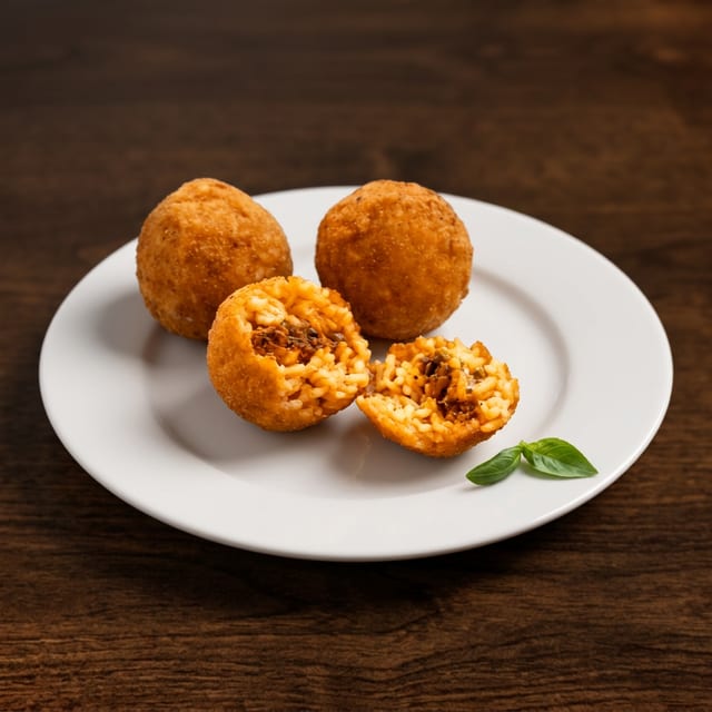 Sicilian Arancini Lunch.