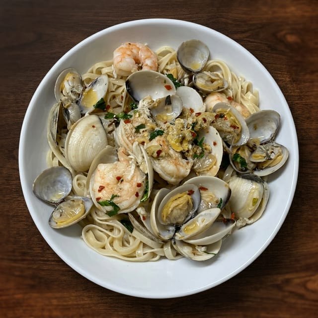 Spaghetti with Clams.