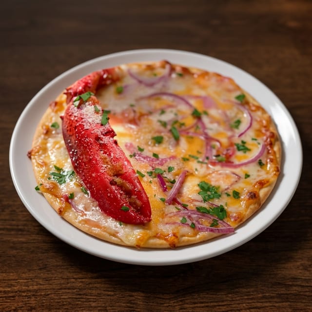 Lobster Claw Pizza.